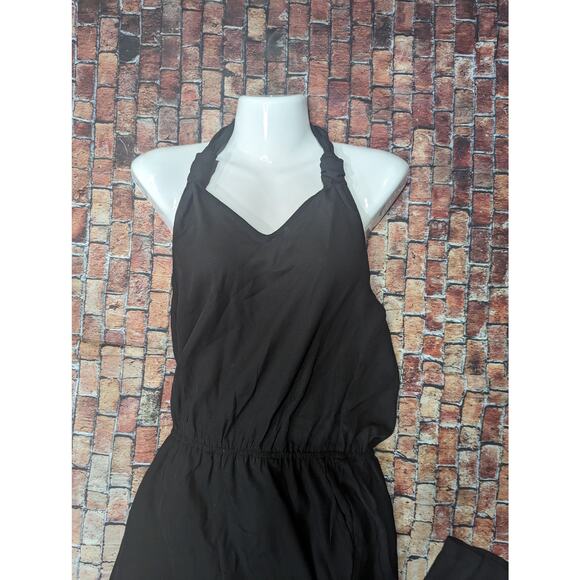Dex Black Halter Pants Jumpsuit Size SP - Picture 3 of 5